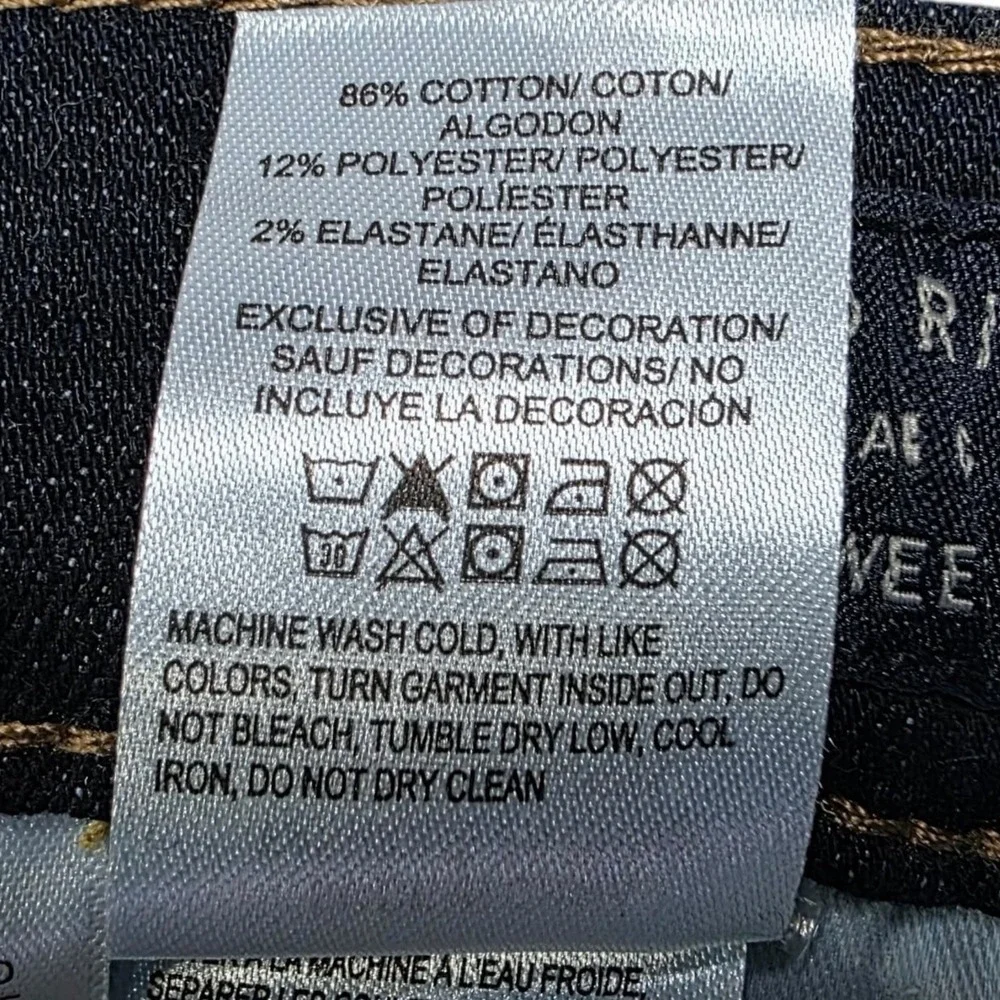 Lucky Brand Womens 8 29 Mid Rise Sweet Straight Jeans Dark Wash Denim